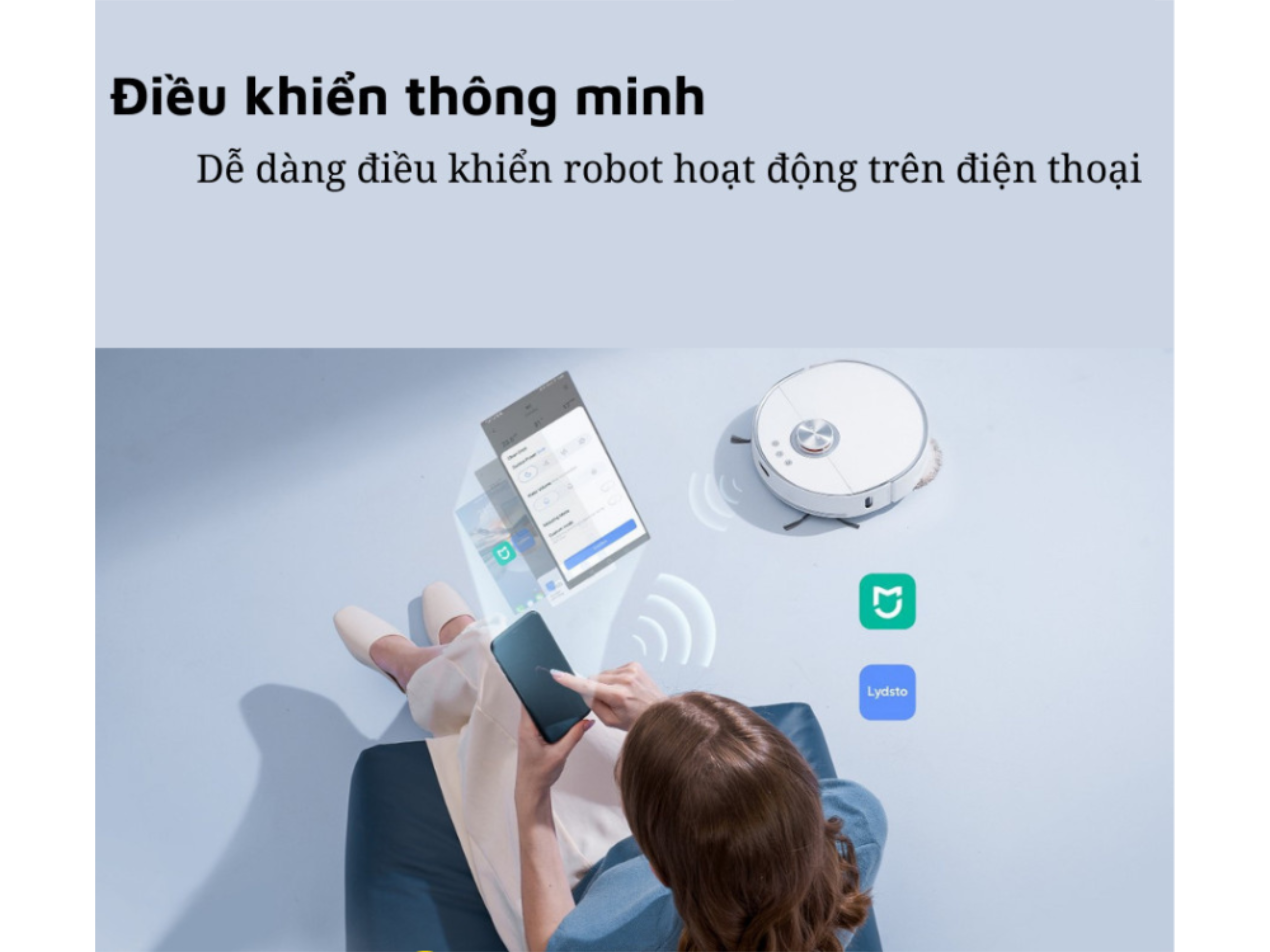 Kết nối với App thông minh điều khiển tiện lợi