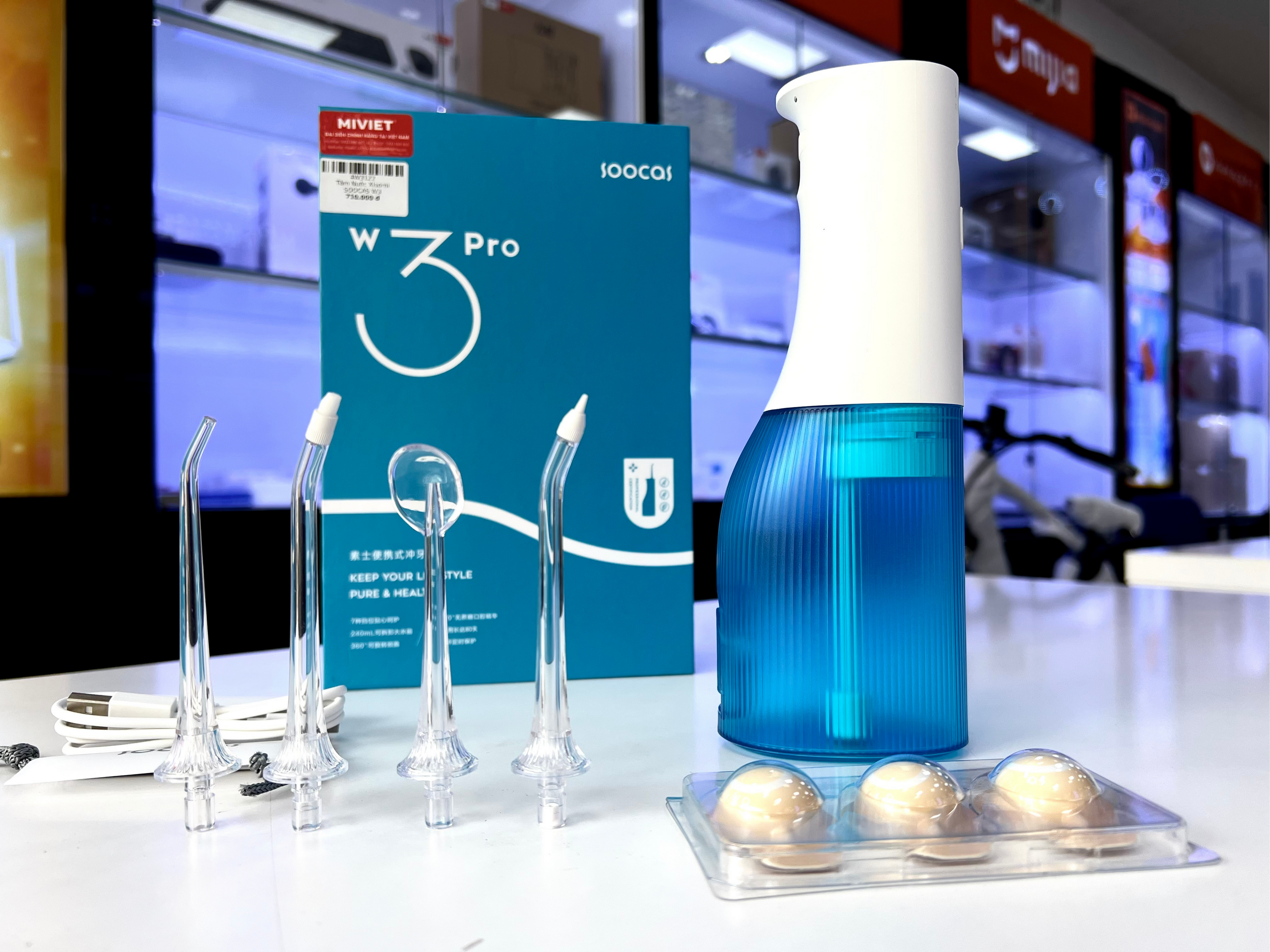 Tăm nước Xiaomi Soocas W3 Pro Chính Hãng Tăm nước Xiaomi Soocas W3 Pro