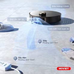 Robot Hút Bụi Lau Nhà Dreame L20 Ultra (Trắng/ Đen) Dreame L20 Ultra