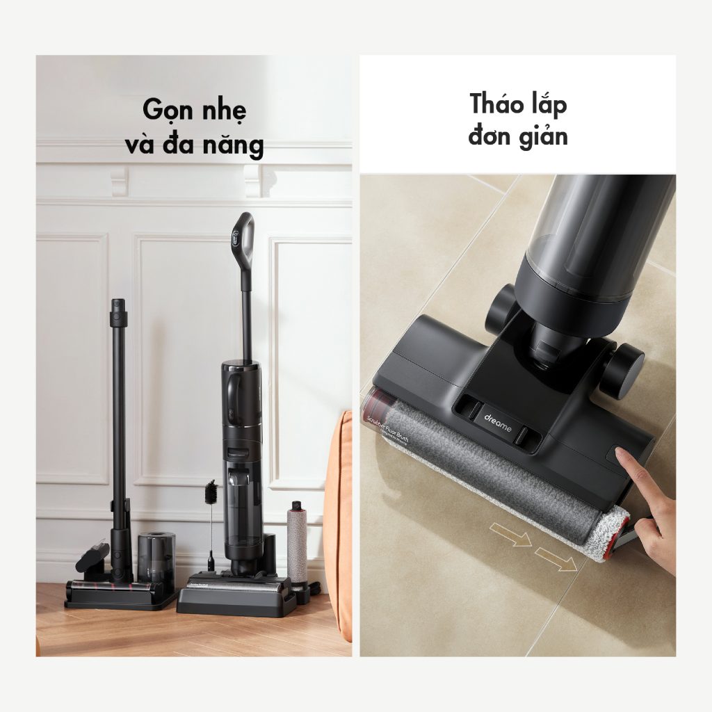 Máy hút bụi lau nhà không dây - Khô và ướt Dreame H12 Dual Dreame H12 Dual