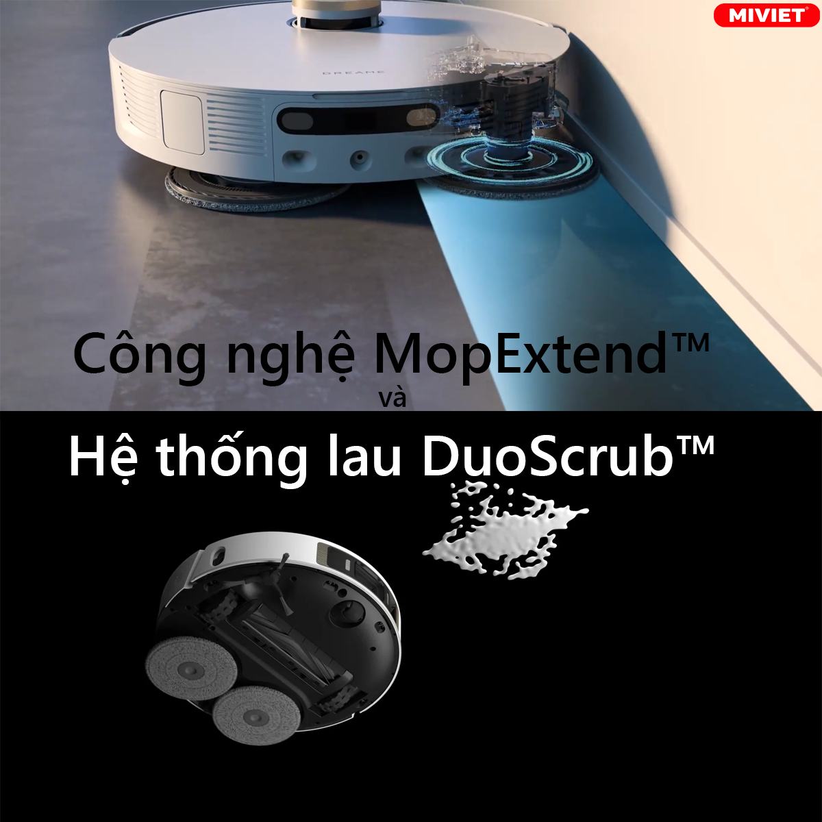 Công nghệ Mob Extend và Duo Scrub trên L20 Ultra