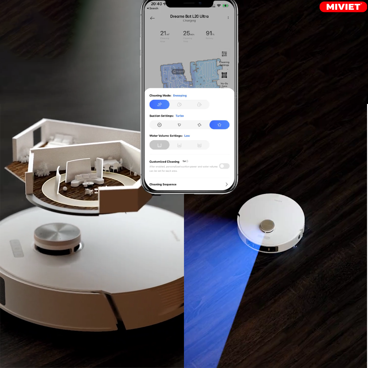 Tích hợp nhiều tính năng hiện đại với smart phone và Khả năng tương thích với Alexa, Siri và Google Assistant