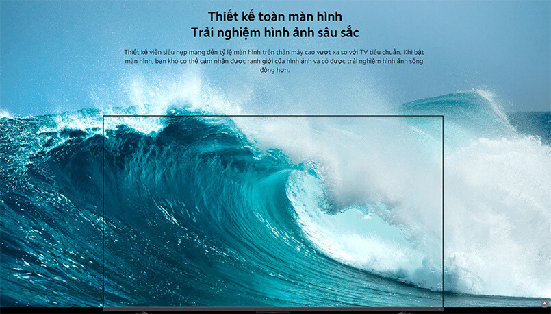 Tivi Xiaomi A Pro 65 inch QLED 4K 2025 - Bản Quốc Tế - Chính Hãng Thiết kế khung kim loại hiện đại