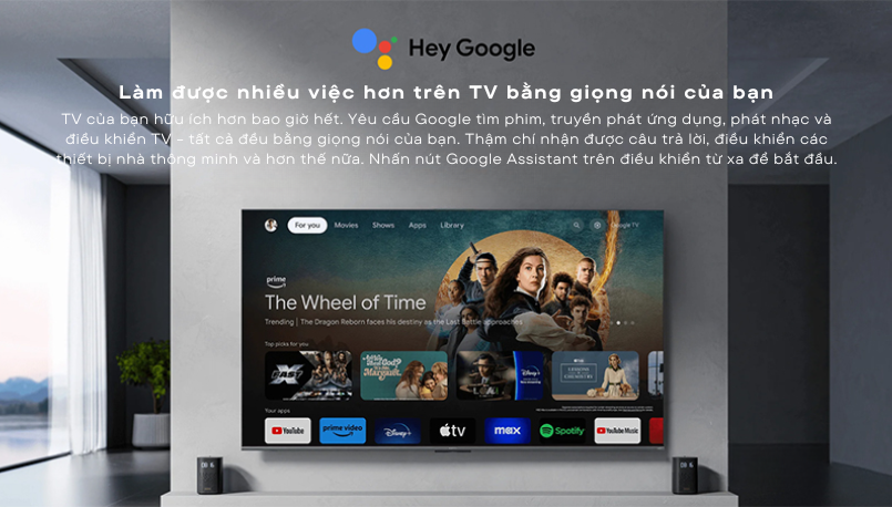 Tivi Xiaomi A Pro 65 inch QLED 4K 2025 - Bản Quốc Tế - Chính Hãng Điều khiển bằng giọng nói