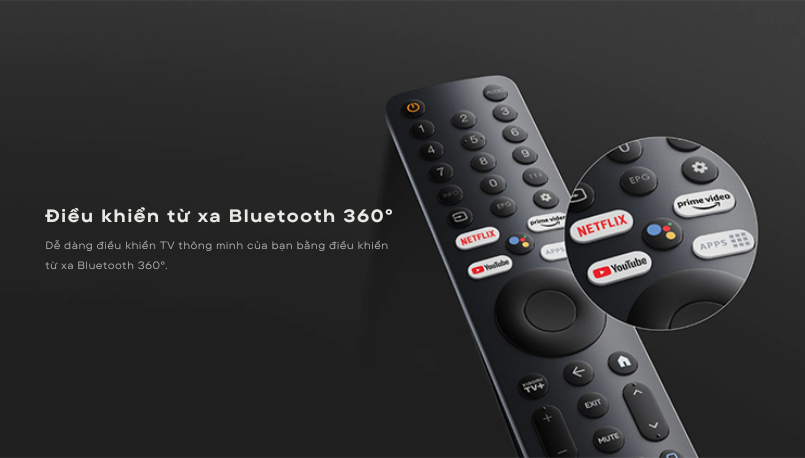 Tivi Xiaomi A Pro 65 inch QLED 4K 2025 - Bản Quốc Tế - Chính Hãng Điều khiển Bluetooth 360°