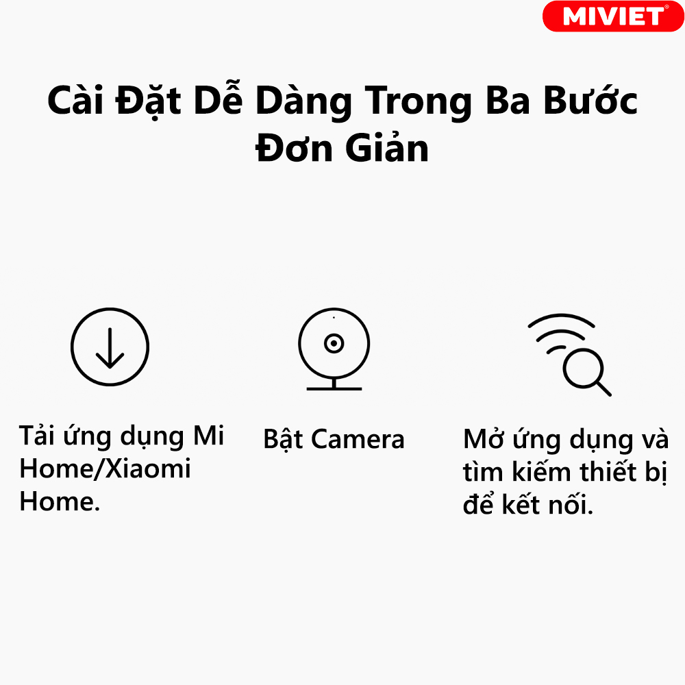 Camera Xiaomi ngoài trời Aw200 Lắp đặt dễ dàng, tiện lợi