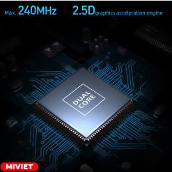 Hiệu năng mạnh mẽ với bộ chip lõi kép