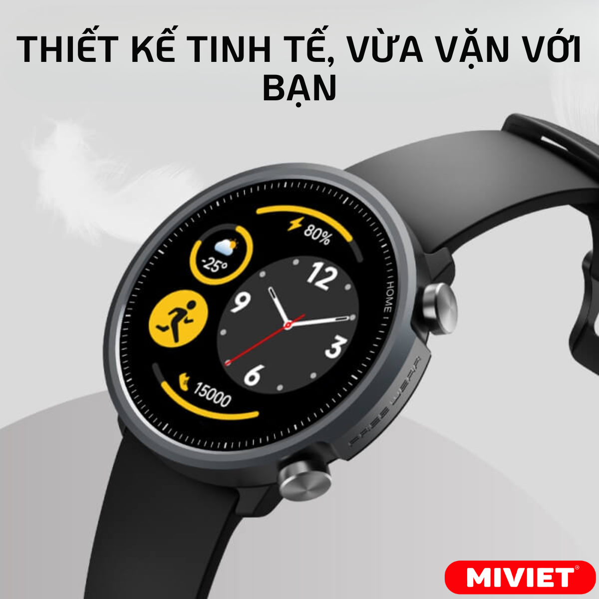 Đồng Hồ Thông Minh Mibro A1 - BH 12 Tháng - Chính Hãng - Full VAT Thiết kế tinh tế, vừa vặn với bạn