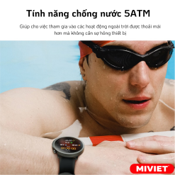 Đồng Hồ Thông Minh Mibro A1 - BH 12 Tháng - Chính Hãng - Full VAT Khả Năng Chống Nước 5ATM
