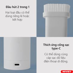 Máy Hút Bụi Cầm Tay Mini Lydsto H1 - Bản Quốc Tế - BH 12 Tháng Tiện lợi tối đa với cổng sạc type C