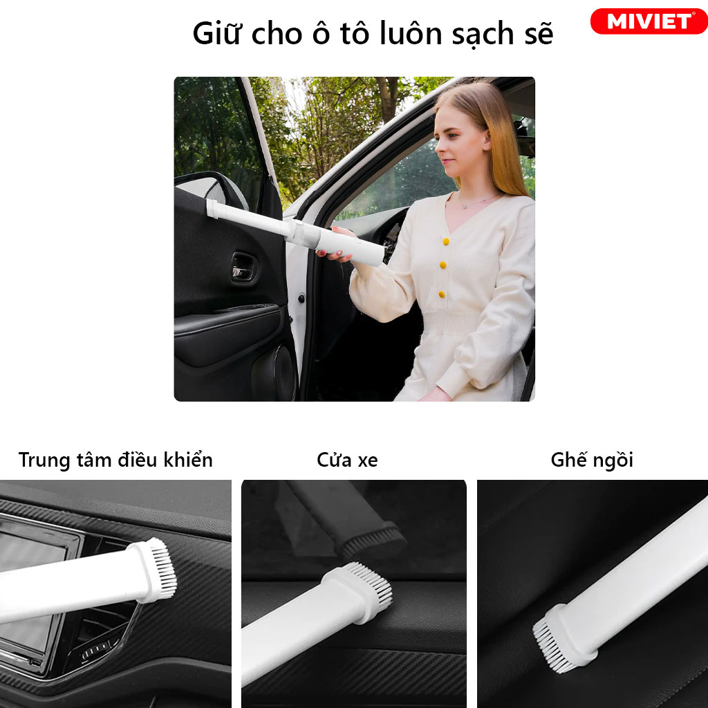 Máy Hút Bụi Cầm Tay Mini Lydsto H1 - Bản Quốc Tế - BH 12 Tháng Tiện lợi trong việc hút bụi ô tô