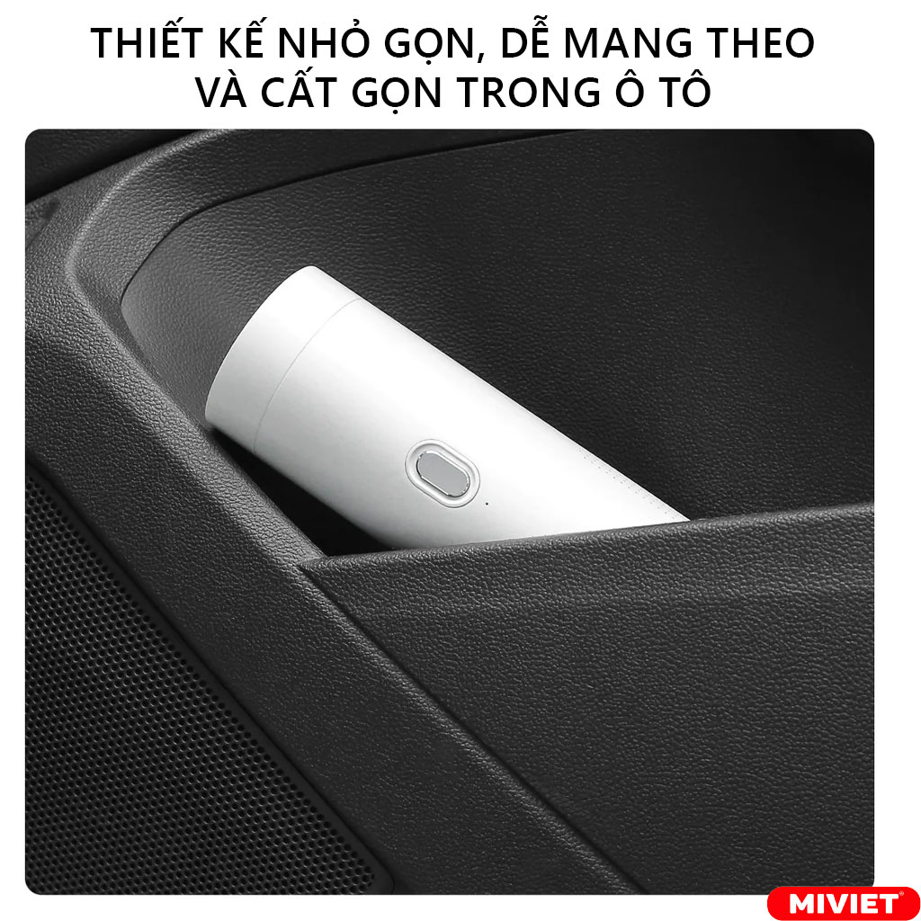 Máy Hút Bụi Cầm Tay Mini Lydsto H1 - Bản Quốc Tế - BH 12 Tháng Dễ dàng mang theo như một phụ kiện trên ô tô
