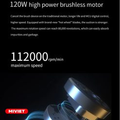 Máy Hút Bụi Cầm Tay Thông Dây LYDSTO H3 - Bản Quốc Tế - BH 12 Tháng Lực hút 16.000Pa