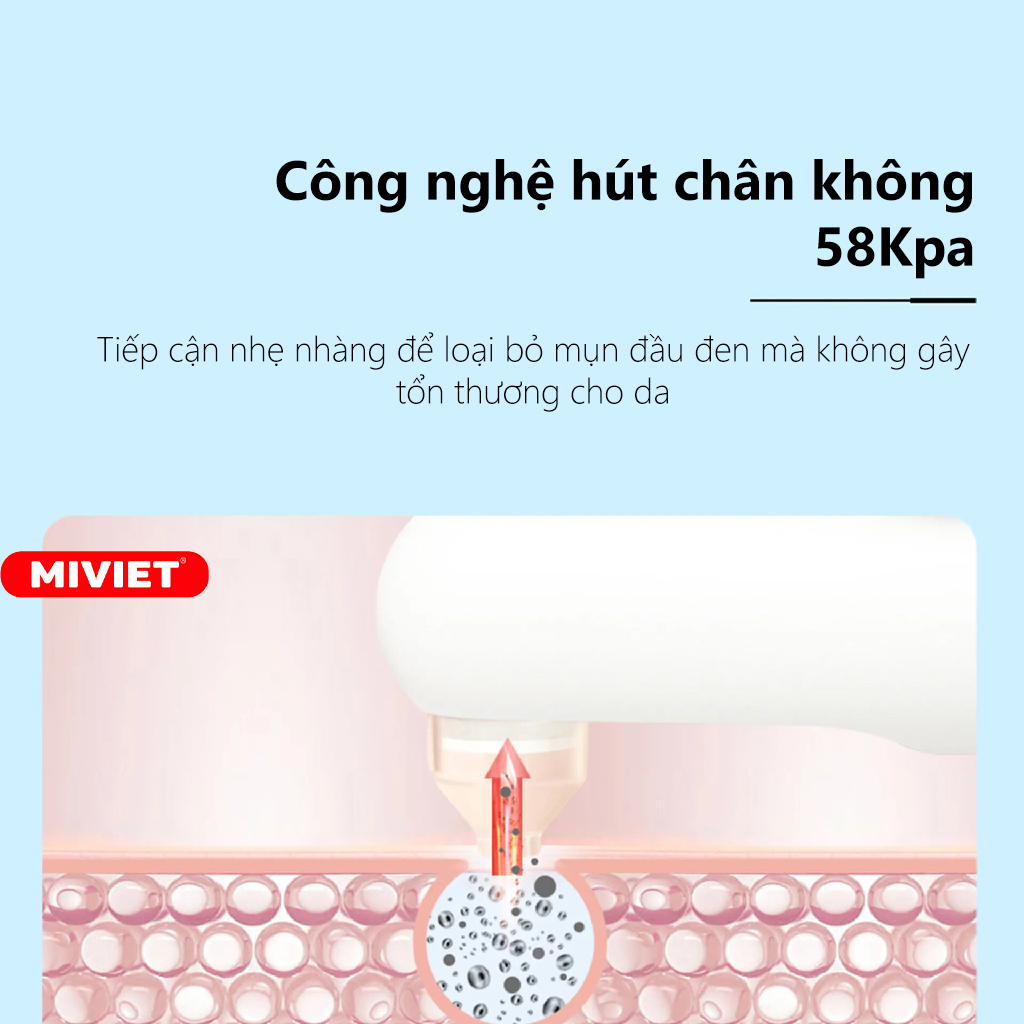 Máy hút mụn đầu đen inFace CF-05E Công nghệ hút hiện đại - giảm tổn thương cho da