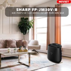 Máy Lọc Không Khí Bắt Muỗi Sharp FP-JM30V-B - BH 12 Tháng Giải Pháp 2 Trong 1 Cho Gia Đình Sạch Khỏe Mỗi Mùa Hè