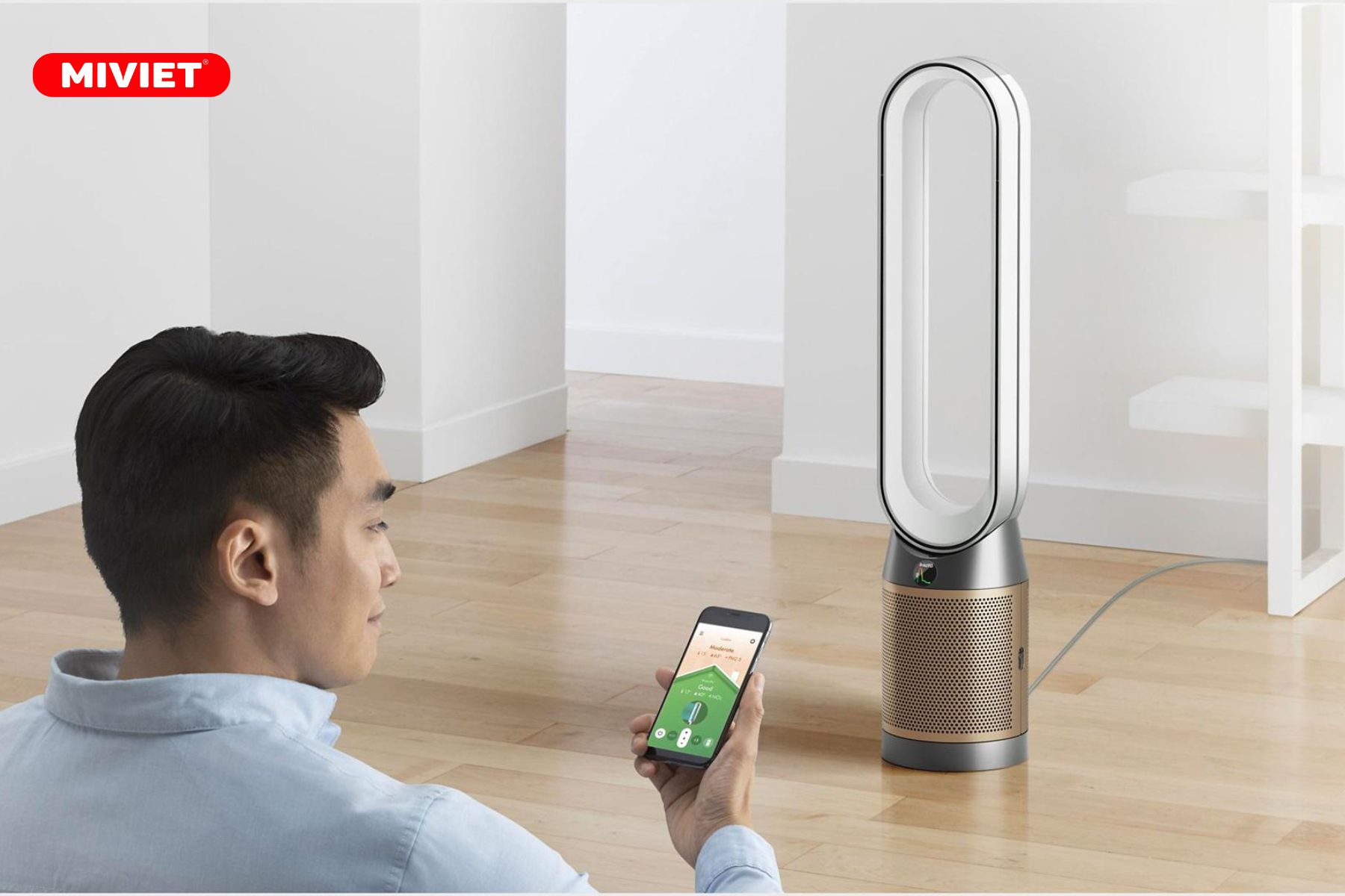 Máy Lọc Không Khí Dyson Purifier Cool Formaldehyde TP09 - Bản Quốc Tế - BH 24 Tháng Kiểm soát và giám sát chất lượng không khí từ mọi nơi bằng ứng dụng MyDyson.