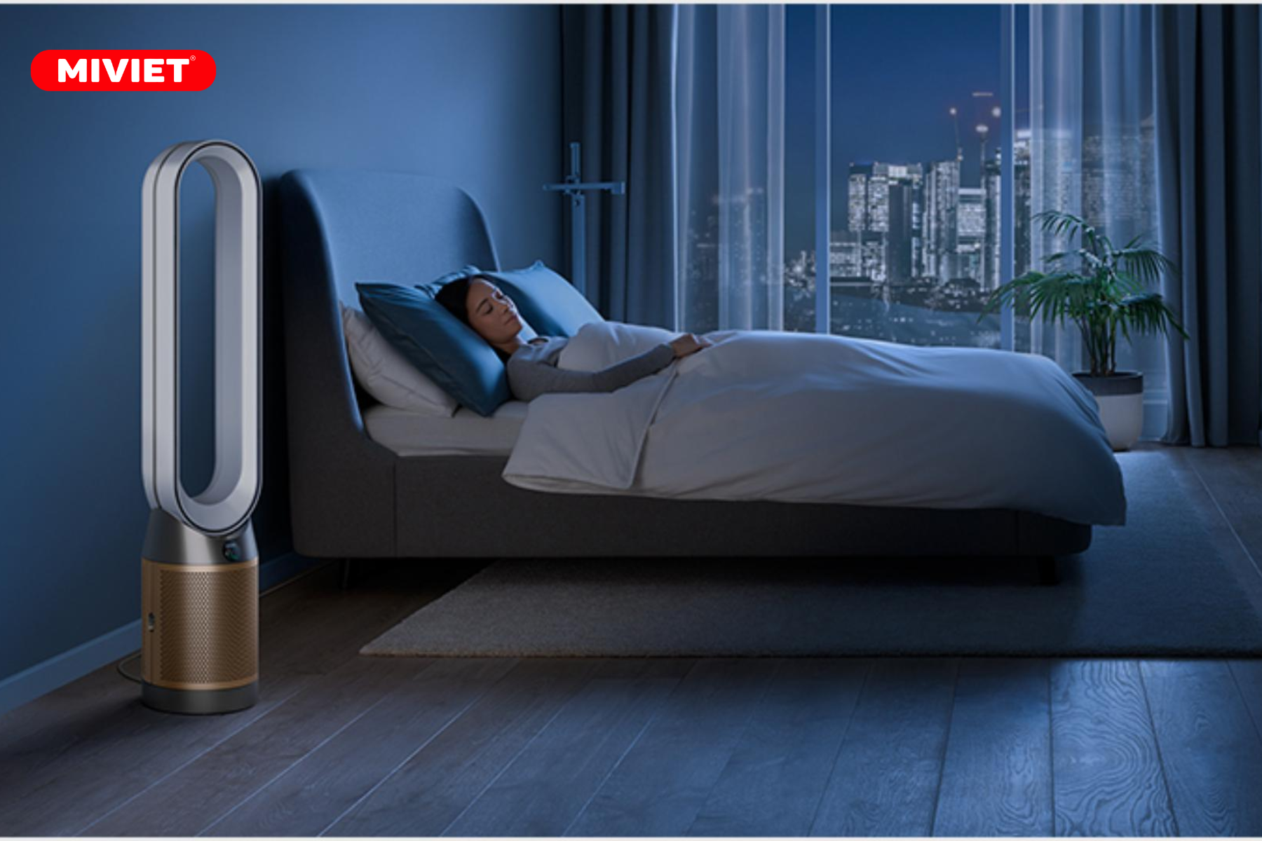 Máy Lọc Không Khí Dyson Purifier Cool Formaldehyde TP09 - Bản Quốc Tế - BH 24 Tháng Chế độ ban đêm