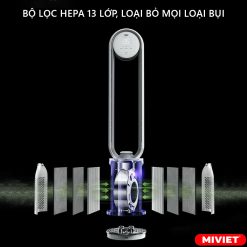 Bộ lọc HEPA 13 lớp, đảm bảo không gian luôn trong lành