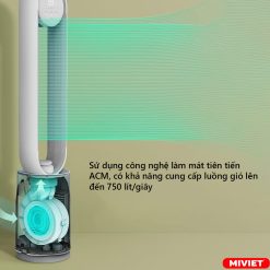 Sử dụng công nghệ tiên tiến giúp cung cấp luồng gió đạt 750 L/s