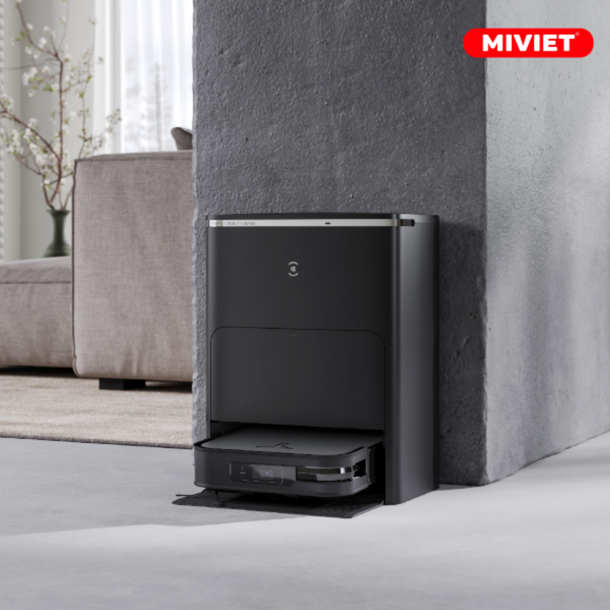 Thiết kế dock sạc thông minh kết hợp tự động làm sạch và sấy khô giẻ lau