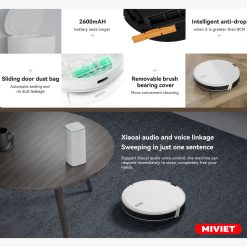 Robot Lydsto G2 được trang bị 25 cảm biến quanh thân