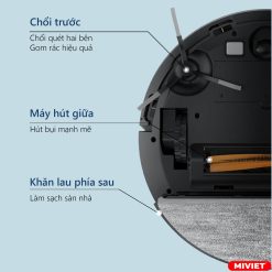 Quét, hút, lau cùng lúc, tăng hiệu suất làm việc