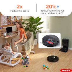 Robot hút bụi lau nhà Roborock Q8 Max Plus - Quốc tế - BH 24 tháng