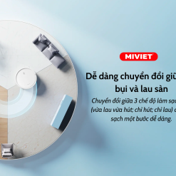 Dễ dàng chuyển đổi giữa hút bụi và lau nhà