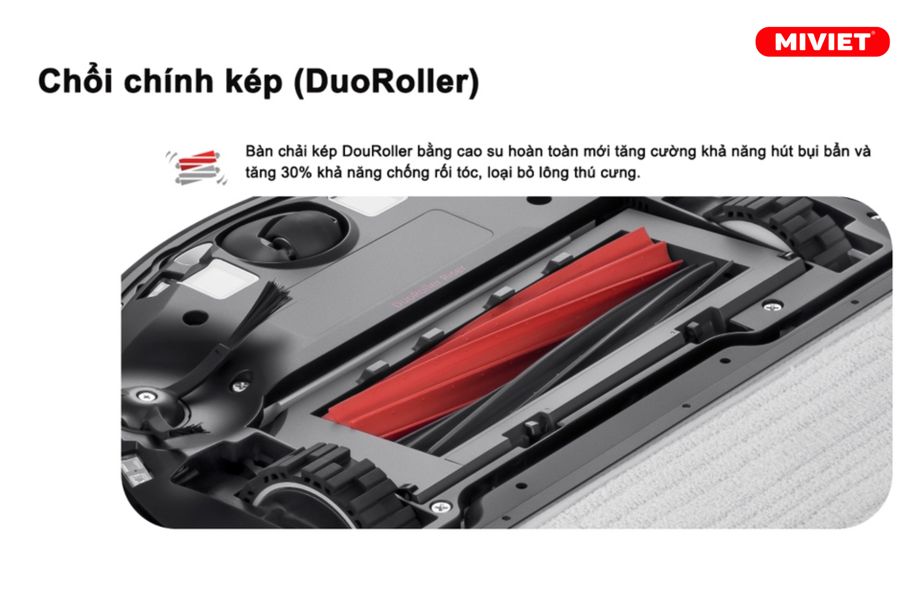Bàn chải cao su DUOROLLER