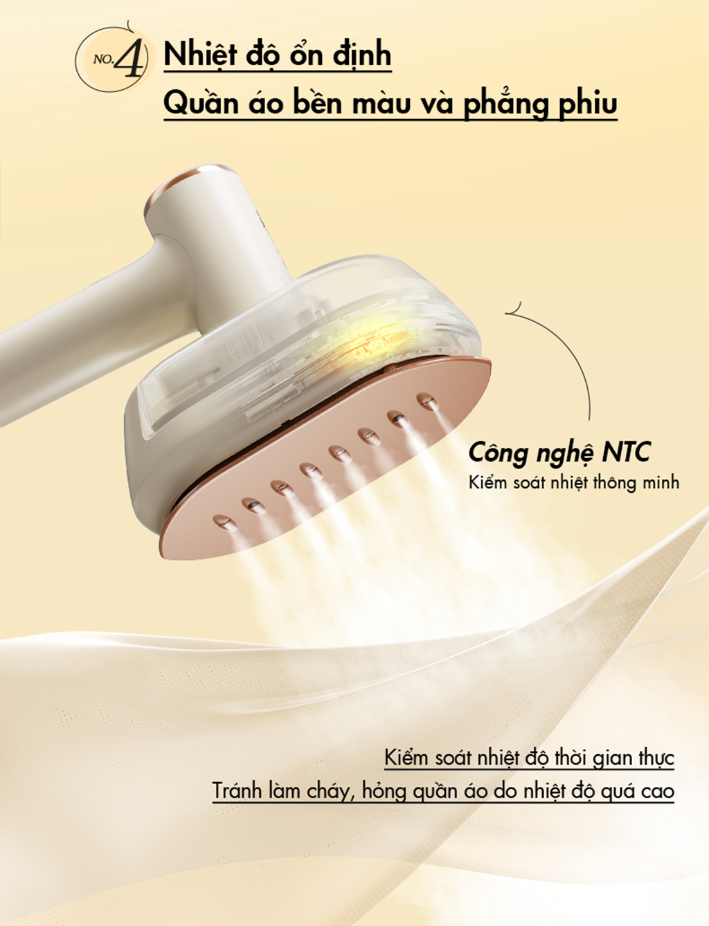 Bàn ủi hơi nước cầm tay đa năng Bear GTJ-A12Z2 - Hàng chính hãng - Tiếng Anh/Việt - BH 18 tháng - Full VAT