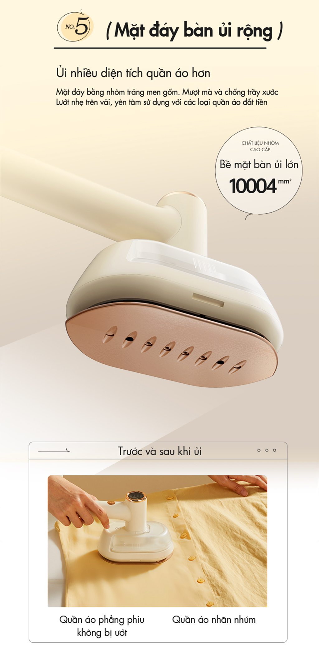 Bàn ủi hơi nước cầm tay đa năng Bear GTJ-A12Z2 - Hàng chính hãng - Tiếng Anh/Việt - BH 18 tháng - Full VAT