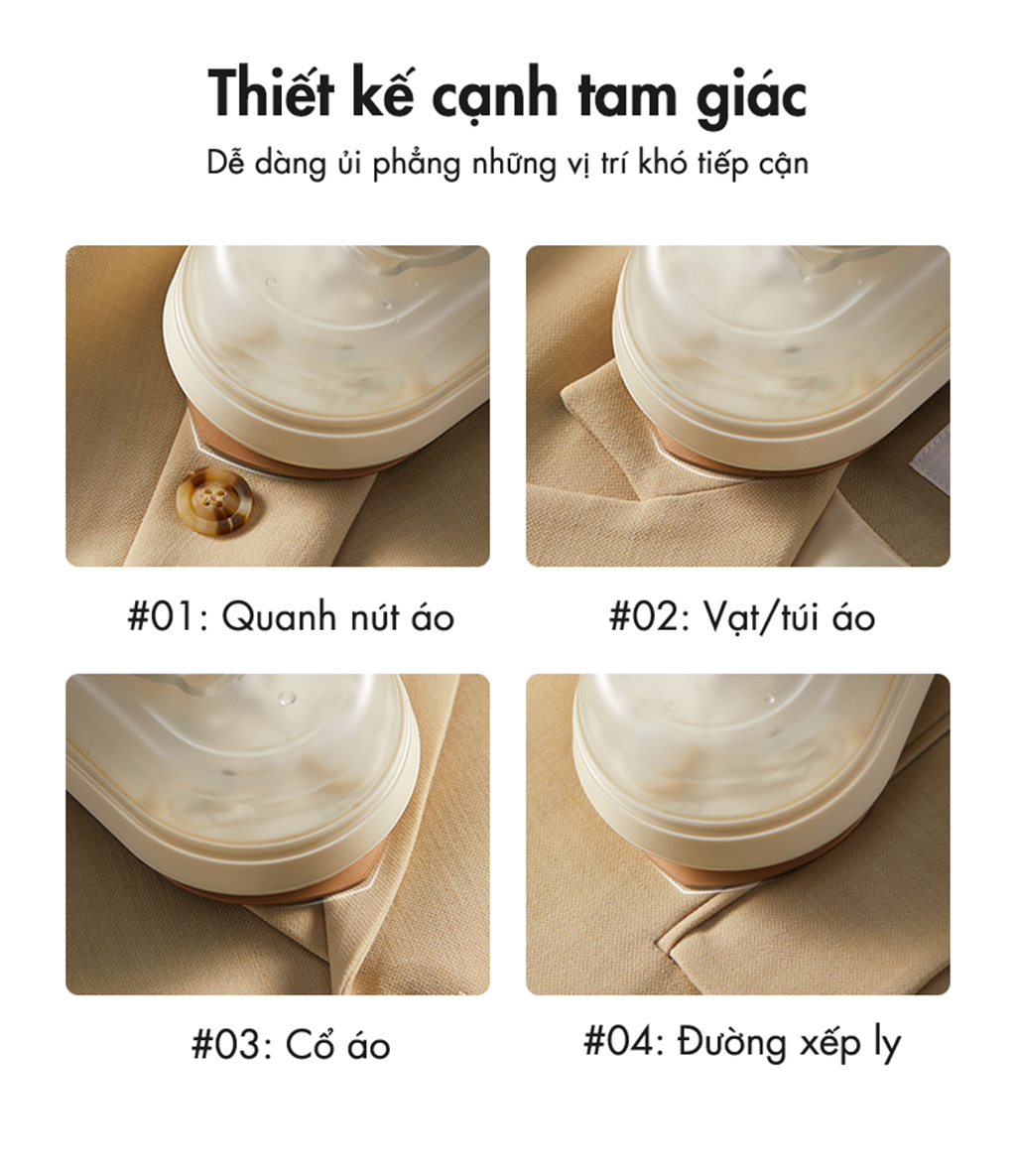 Bàn ủi hơi nước cầm tay đa năng Bear GTJ-A12Z2 - Hàng chính hãng - Tiếng Anh/Việt - BH 18 tháng - Full VAT