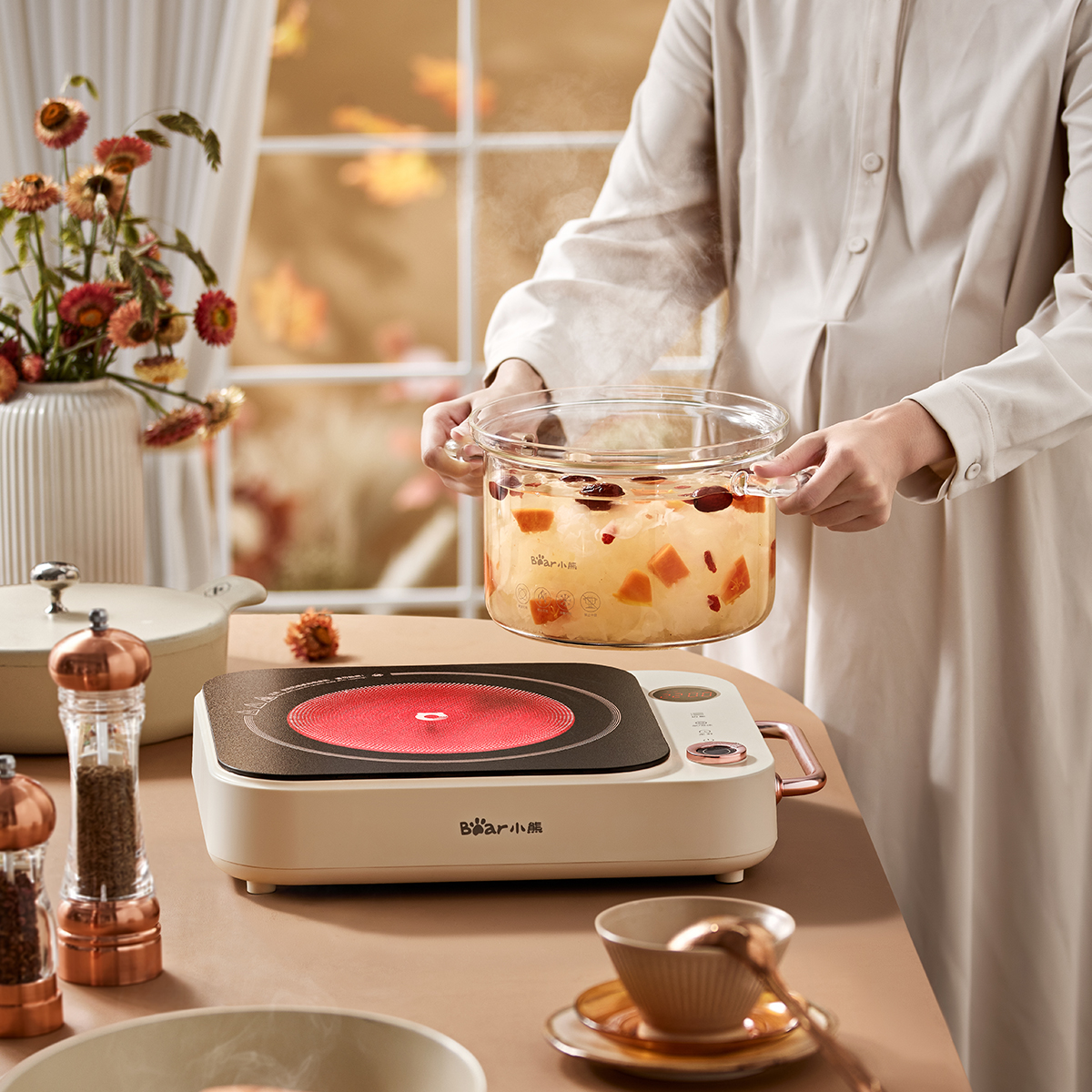 Bếp hồng ngoại cao cấp Bear DTL-D22A1 - Hàng chính hãng - Tiếng Anh/Việt - BH 18 tháng - Full VAT Bếp hồng ngoại cao cấp Bear DTL-D22A1 - Hàng chính hãng - Tiếng Anh/Việt - BH 18 tháng - Full VAT - Ảnh 4