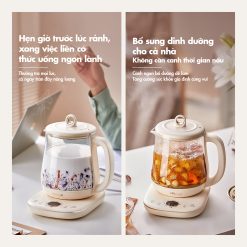 Bình nấu trà đa năng Bear YSH-E15M1 - Hàng chính hãng - Tiếng Anh/Việt - BH 18 tháng - Full VAT