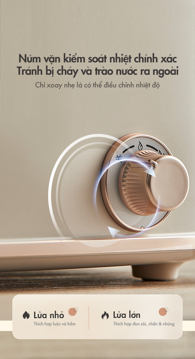 Nồi lẩu hai ngăn Bear DHG-D65A1 - Hàng chính hãng - Tiếng Anh/Việt - BH 18 tháng - Full VAT