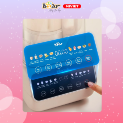 Máy làm sữa hạt đa năng Bear PBJ-D08T1 - Hàng chính hãng - Tiếng Anh/Việt - BH 18 tháng - Full Vat Máy làm sữa hạt đa năng Bear PBJ-D08T1 - Hàng chính hãng - Tiếng Anh/Việt - BH 18 tháng - Full Vat