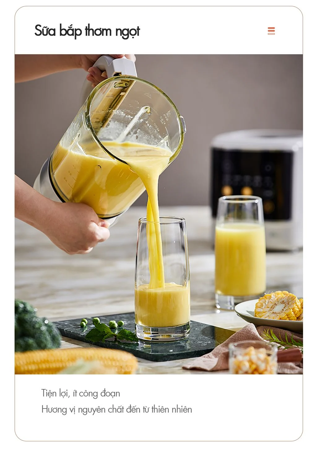 Máy làm sữa hạt đa năng Bear PBJ-D10T1 (Dung tích 1,75 lít) - Hàng chính hãng - Tiếng Anh/Việt - BH 18 tháng - Full VAT