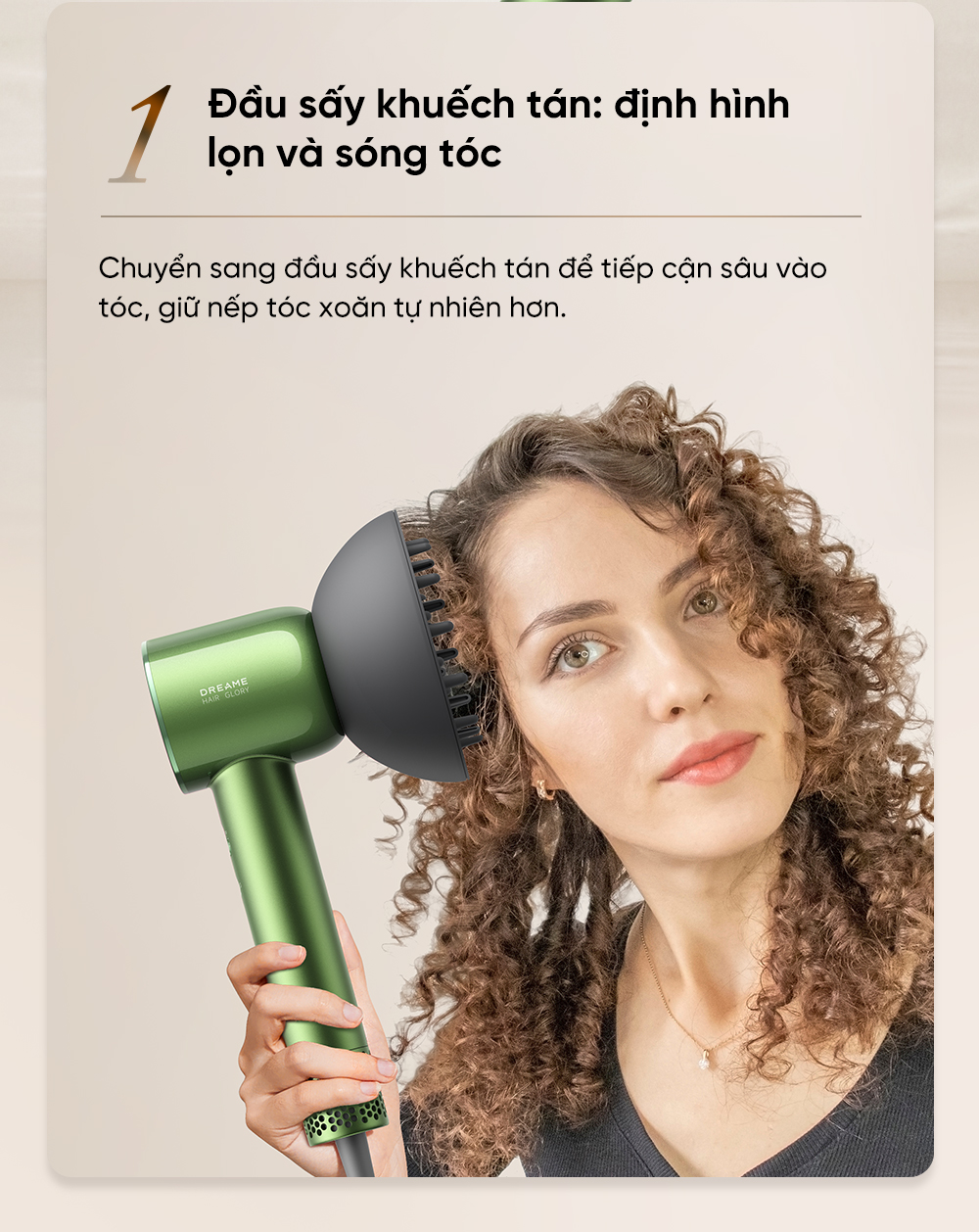 Máy sấy tóc tốc độ cao Dreame Hair Glory Master - Chính Hãng - New 2024 Máy sấy tóc tốc độ cao Dreame Hair Glory Master - Chính Hãng - New 2024