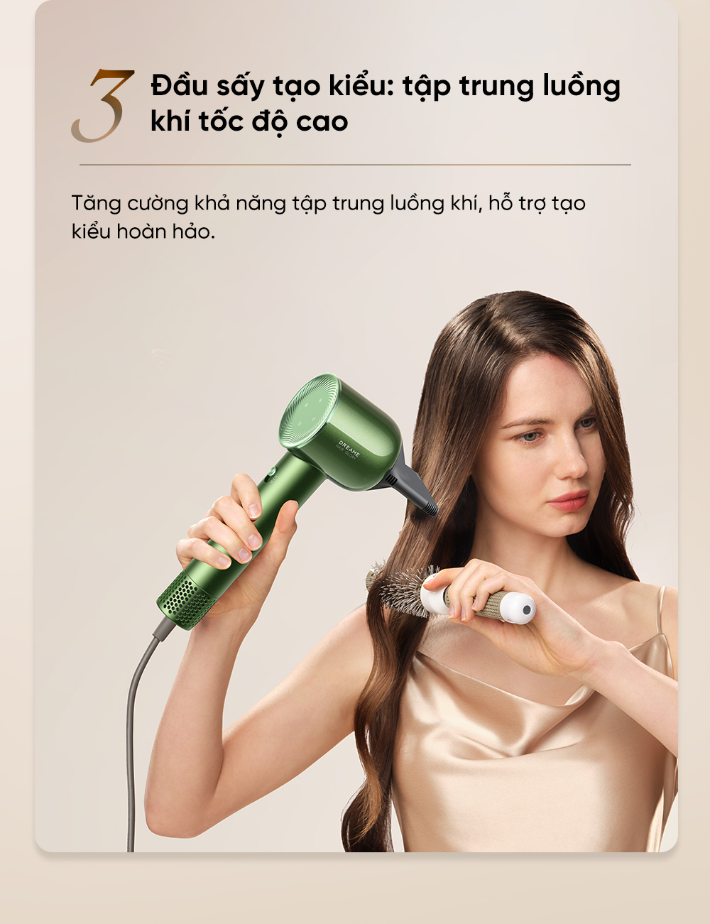 Máy sấy tóc tốc độ cao Dreame Hair Glory Master - Chính Hãng - New 2024 Máy sấy tóc tốc độ cao Dreame Hair Glory Master - Chính Hãng - New 2024
