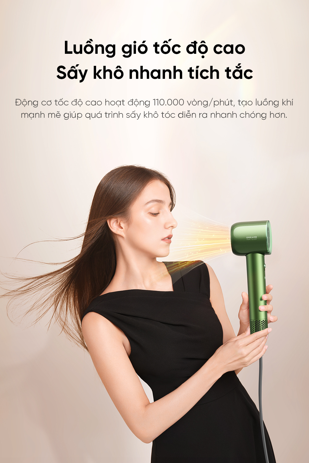 Máy sấy tóc tốc độ cao Dreame Hair Glory Master - Chính Hãng - New 2024 Máy sấy tóc tốc độ cao Dreame Hair Glory Master - Chính Hãng - New 2024
