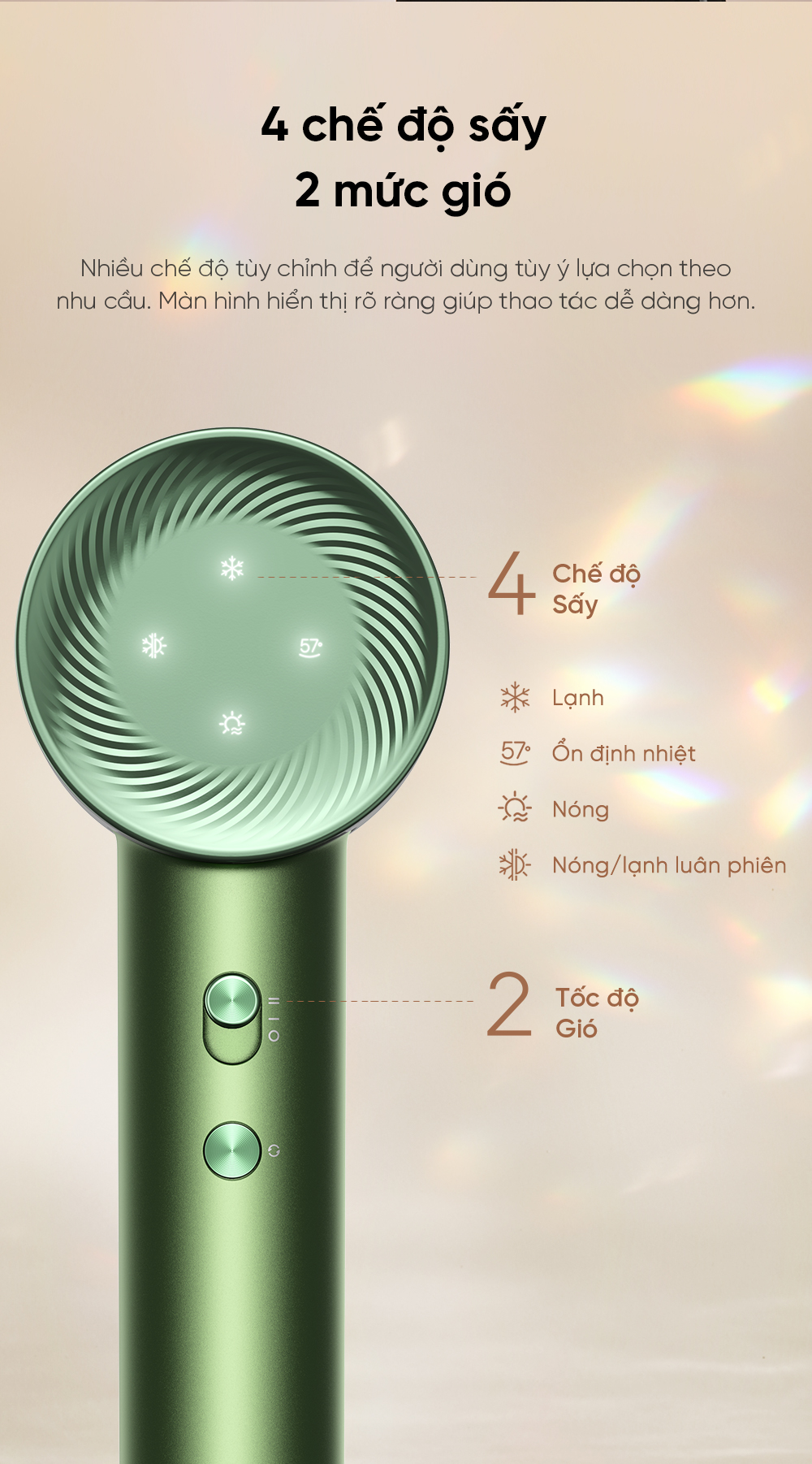 Máy sấy tóc tốc độ cao Dreame Hair Glory Master - Chính Hãng - New 2024 Máy sấy tóc tốc độ cao Dreame Hair Glory Master - Chính Hãng - New 2024