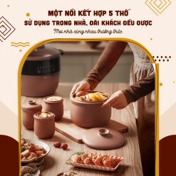 Nồi nấu chậm Bear DDZ-B45Z1 - Dung tích 4.5L - Hàng chính hãng - Tiếng Anh/Việt - BH 18 tháng - Full VAT Nồi nấu chậm Bear DDZ-B45Z1 - Dung tích 4.5L - Hàng chính hãng - Tiếng Anh/Việt - BH 18 tháng - Full VAT