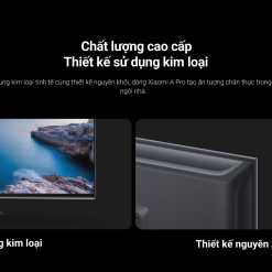 Smart Xiaomi TV A Pro 43 inch 4K - Quốc Tế - BH 24 tháng - Chính hãng Xiaomi Việt Nam - Full VAT