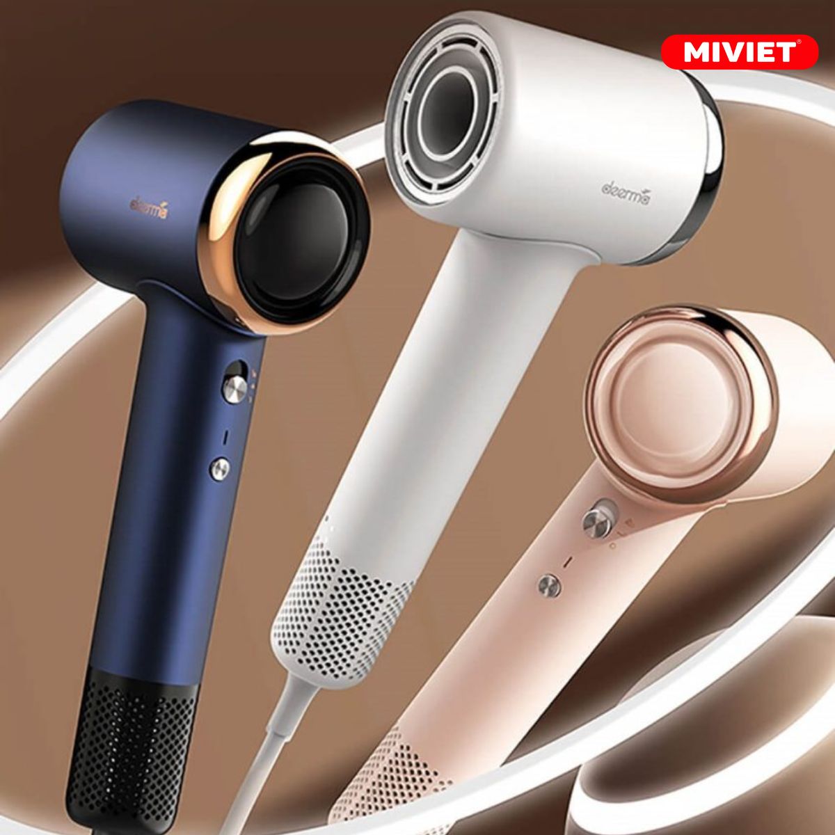 MÁY SẤY TÓC TẠO ION DEERMA CF50W 