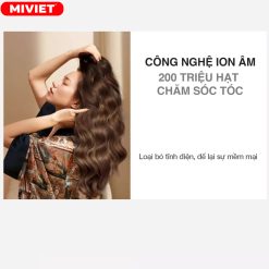Công nghệ tạo ion âm tạo ra 200 triệu hạt giúp chăm sóc tóc