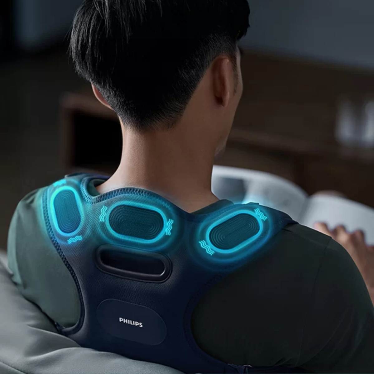 Đai massage lưng PHILIPS PPM4361 cho vai