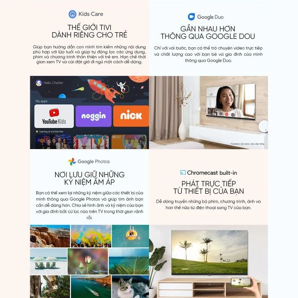 Google Tivi Coocaa 32Z72 HD 32 inch - Quốc Tế - BH chính hãng 12 tháng