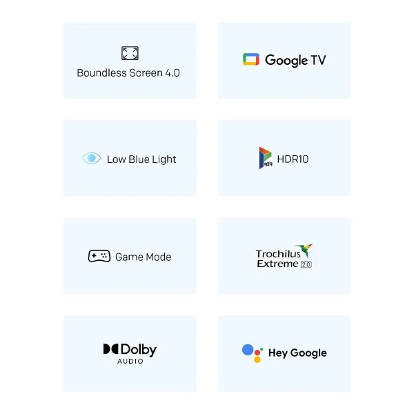 Google Tivi Coocaa 40Z72 Full HD 40 inch - Quốc Tế - Hàng Chính Hãng