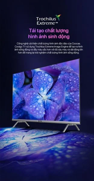 Google Tivi Coocaa 43Z72 Full HD 43 inch - Quốc Tế - Hàng chính hãng
