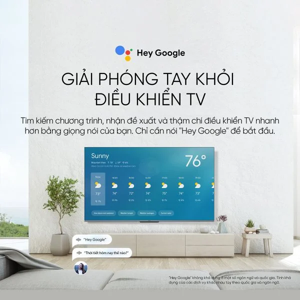 Google Tivi Coocaa 50Y72 Pro 4K 50 inch (Màn hình QLed+) - Quốc Tế - Hàng chính hãng